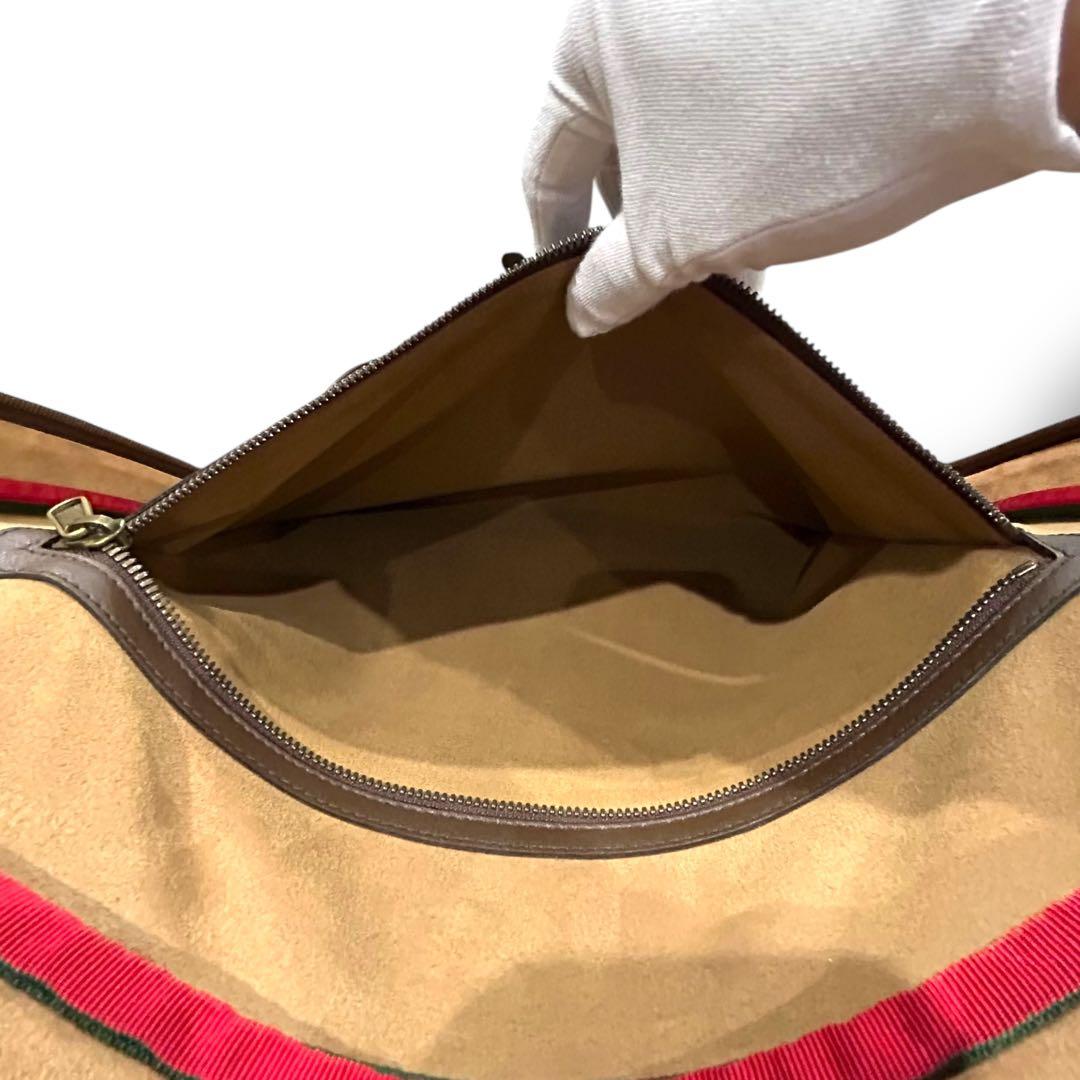 未使用 希少 GUCCI グッチ トラベルバッグ タイガー ボストン 旅行カバン