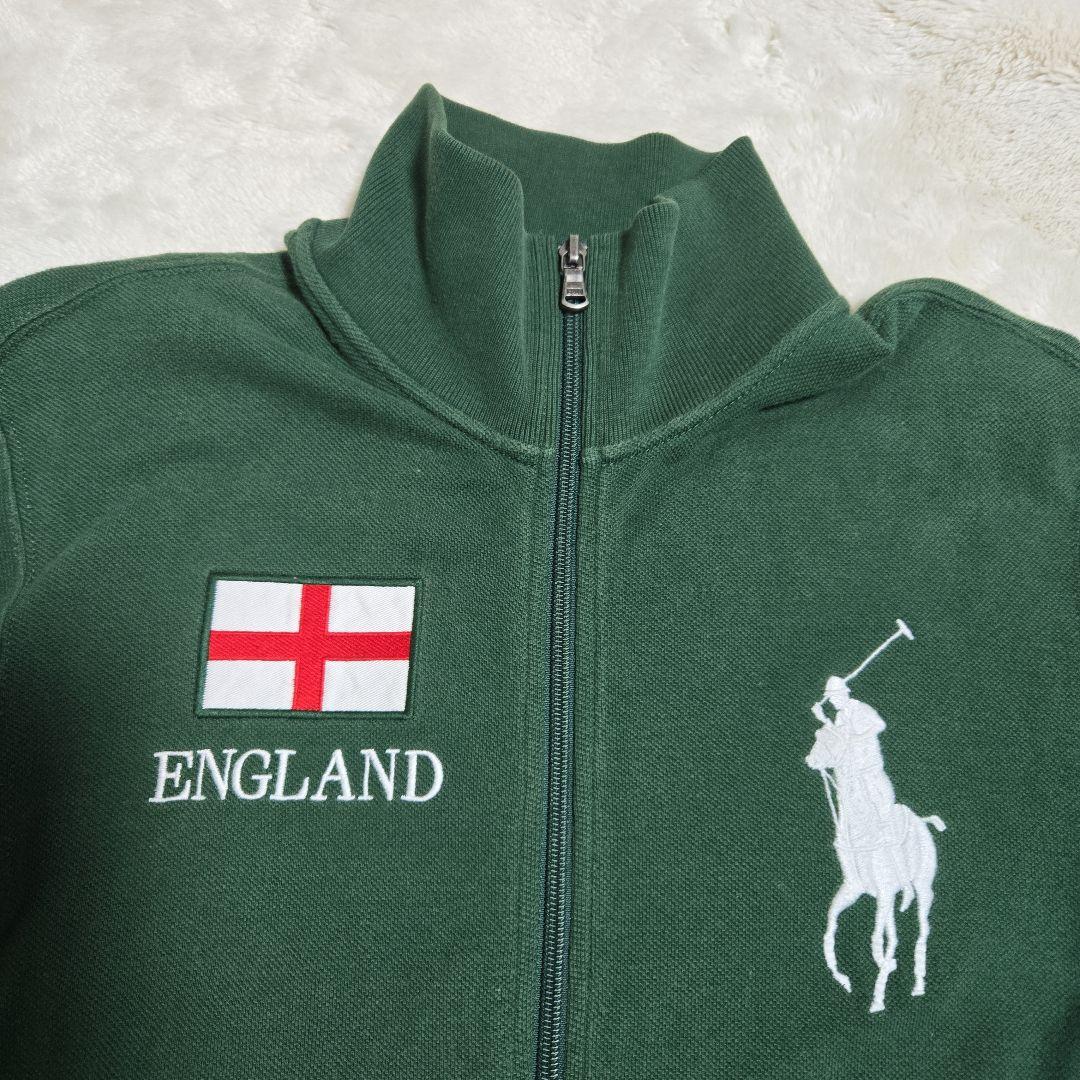 ポロ バイ ラルフローレン ビッグポニー イングランド フルジップジャケット