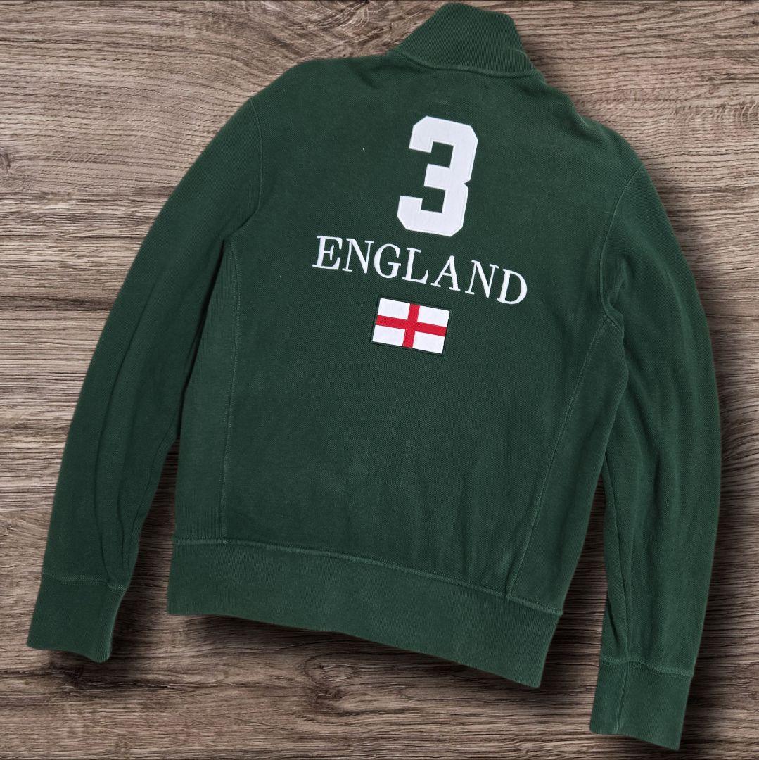 ポロ バイ ラルフローレン ビッグポニー イングランド フルジップジャケット