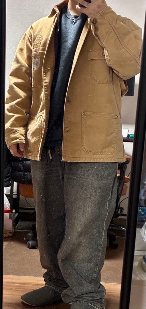 え*じ様 Carhartt 80s チョアコート ダック生地 古着 Mサイズ相当