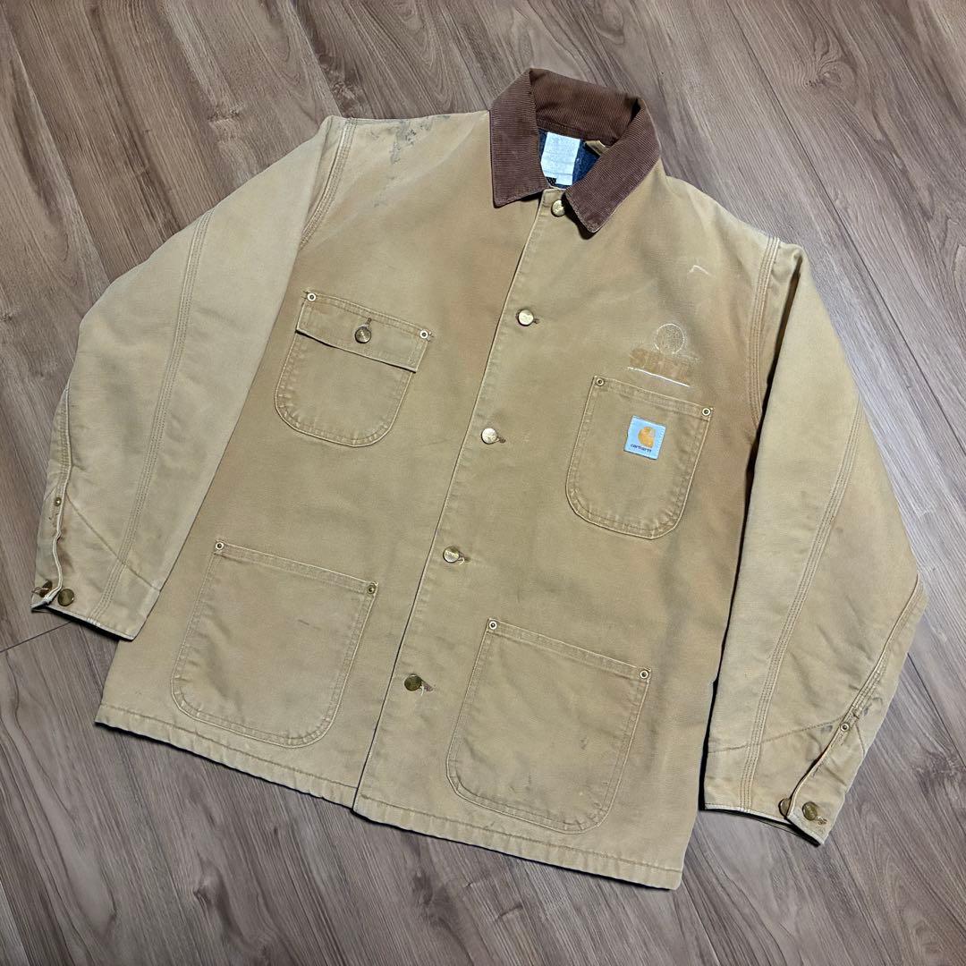 え*じ様 Carhartt 80s チョアコート ダック生地 古着 Mサイズ相当