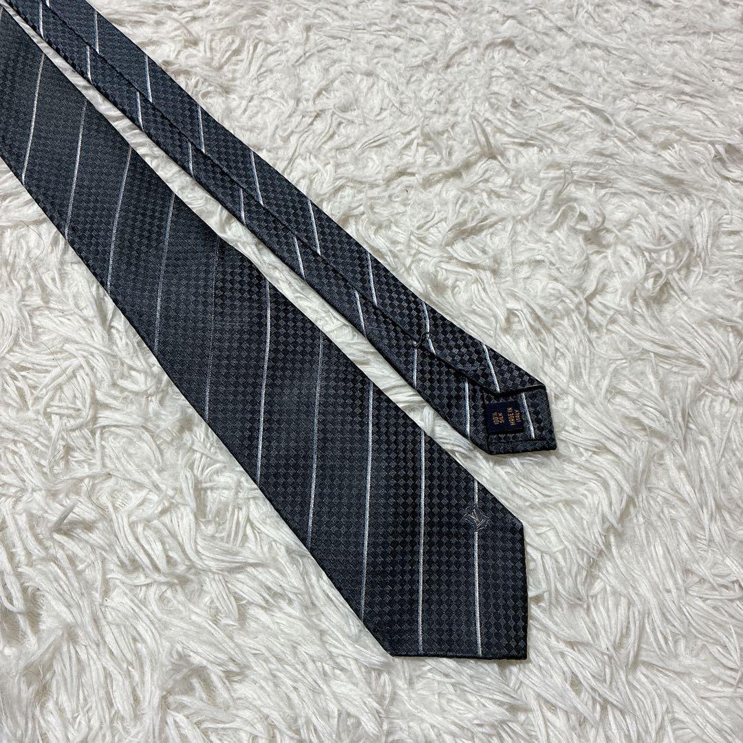 ♾️A氣ちゃんX♾️ ⭐️ルイヴィトン　マイクロダミエ　ネクタイ　光沢