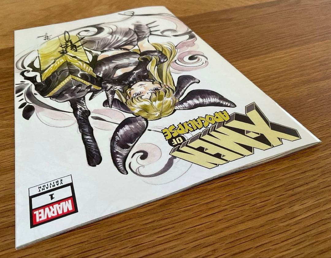 X-men 桃桃子 Magik サイン入り エクスクルーシブ表紙 アメコミリーフ