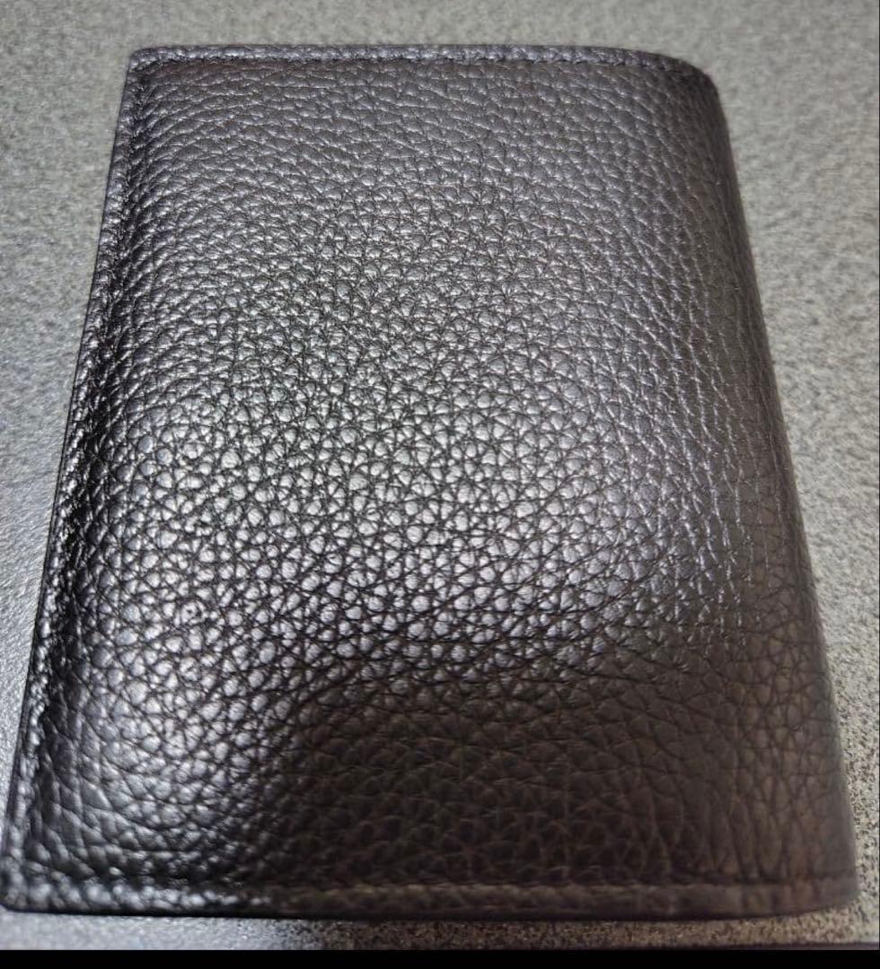 クリスチャンルブタン 折り財布 型押し ラバー ロゴ レザー レッド