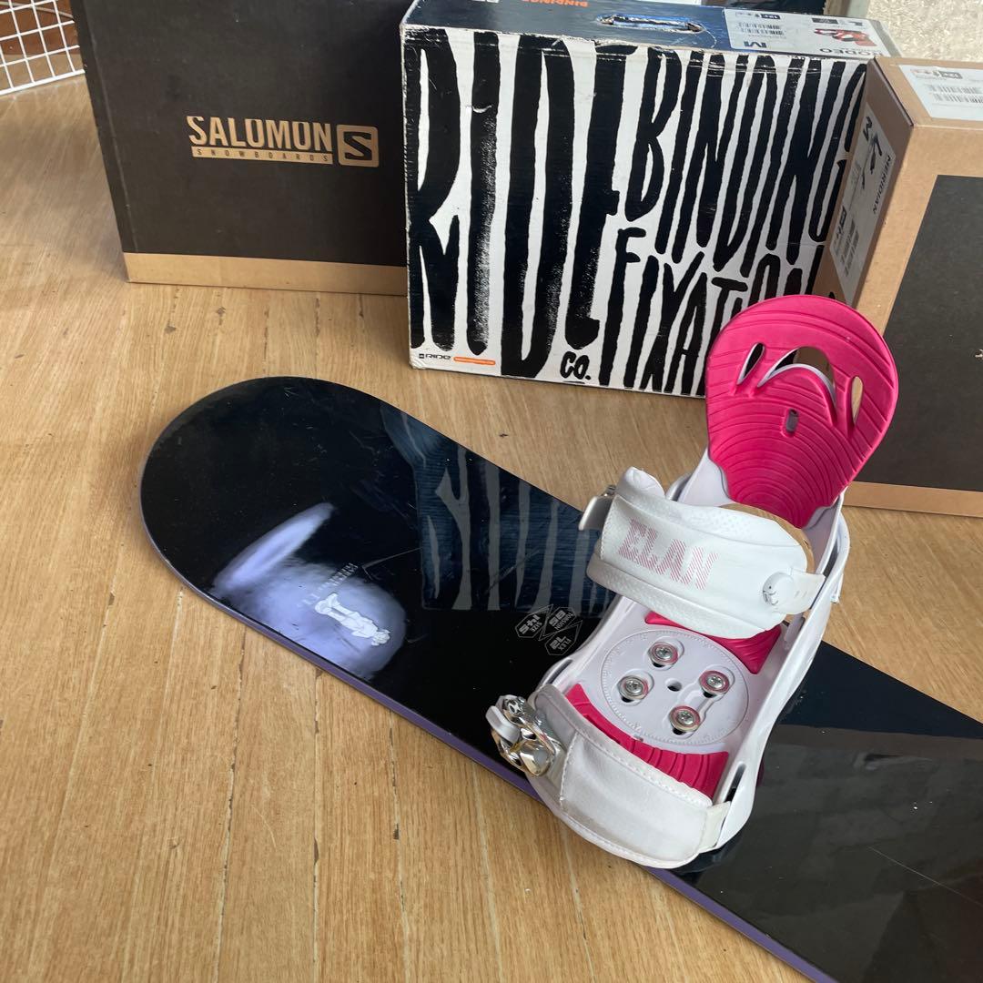 YONEX×ELAN　良質国産　バイン付スノーボードセット　ヨネックス