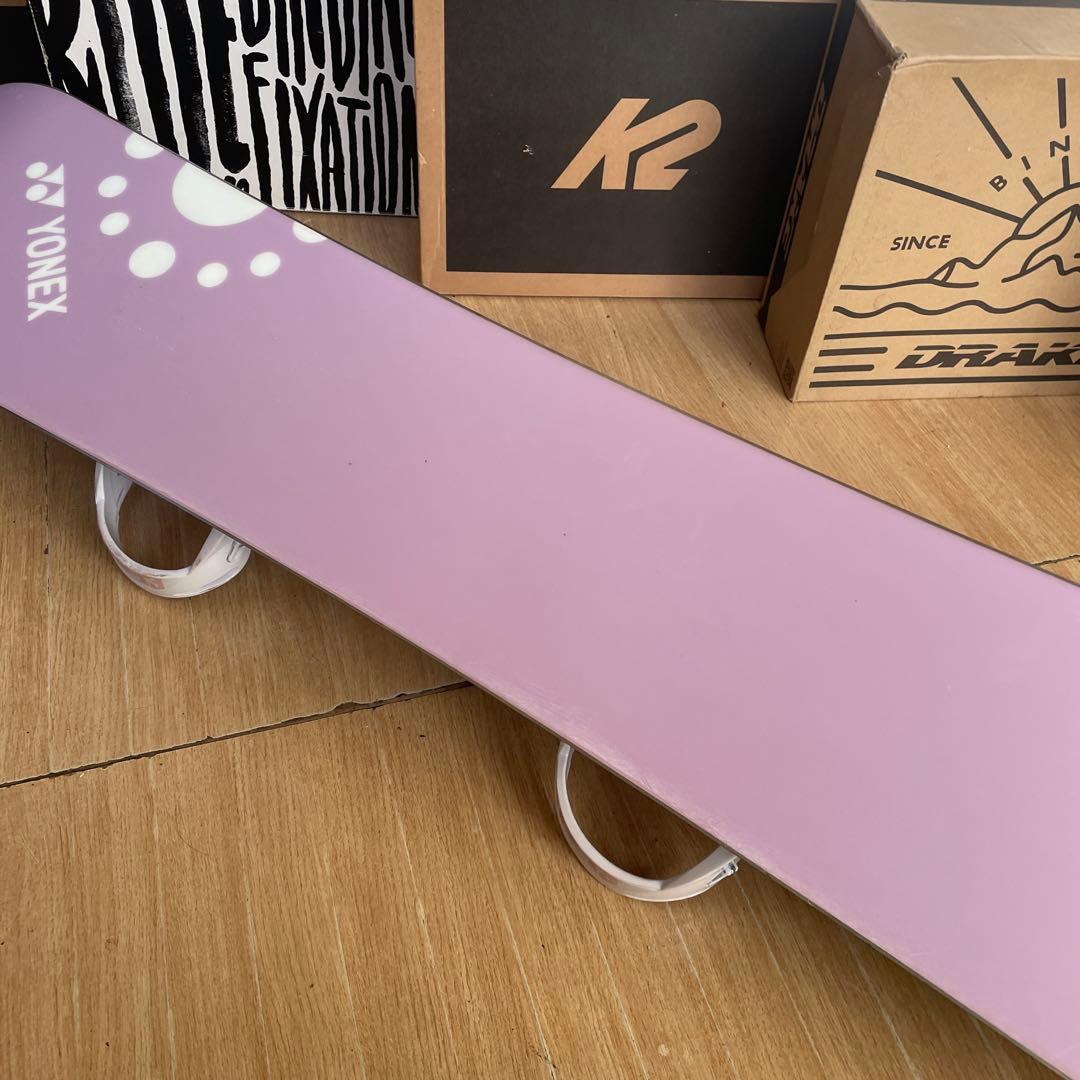 YONEX×ELAN　良質国産　バイン付スノーボードセット　ヨネックス