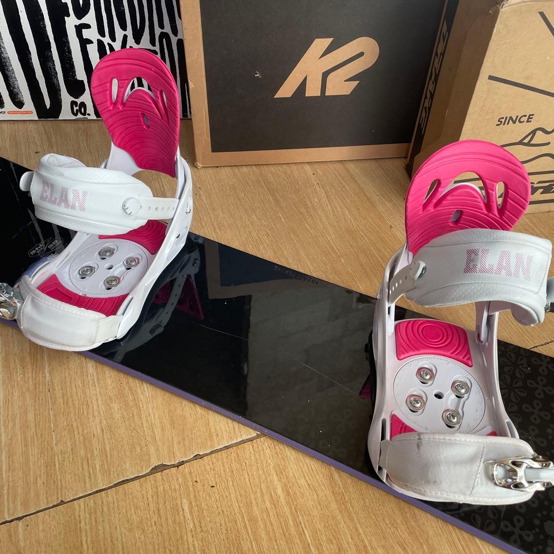 YONEX×ELAN　良質国産　バイン付スノーボードセット　ヨネックス