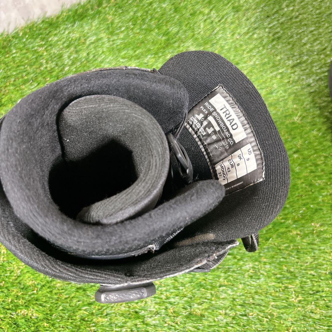 RIDE TRIAD 27.0cm スノーボードブーツ メンズ BOA ブラック