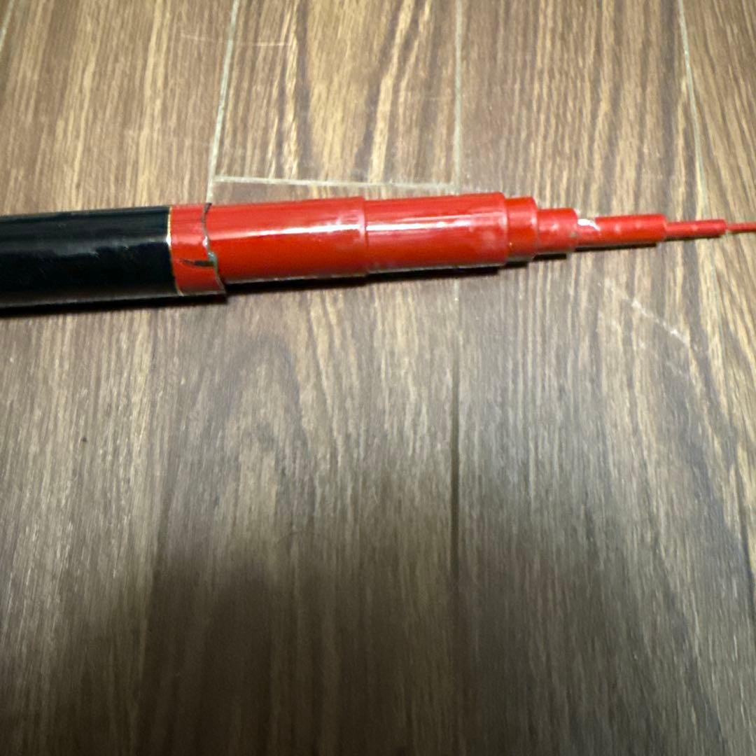 がま鮎天技 鮎竿 赤黒グラデーション