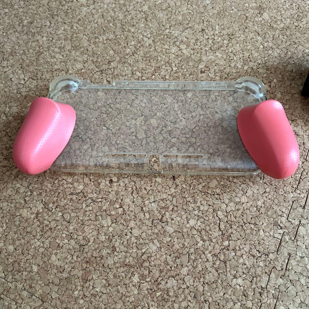 Nintendo Switch Lite 本体 充電器　持ち手付きクリアケース