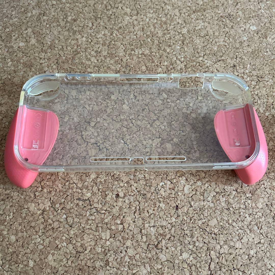 Nintendo Switch Lite 本体 充電器　持ち手付きクリアケース