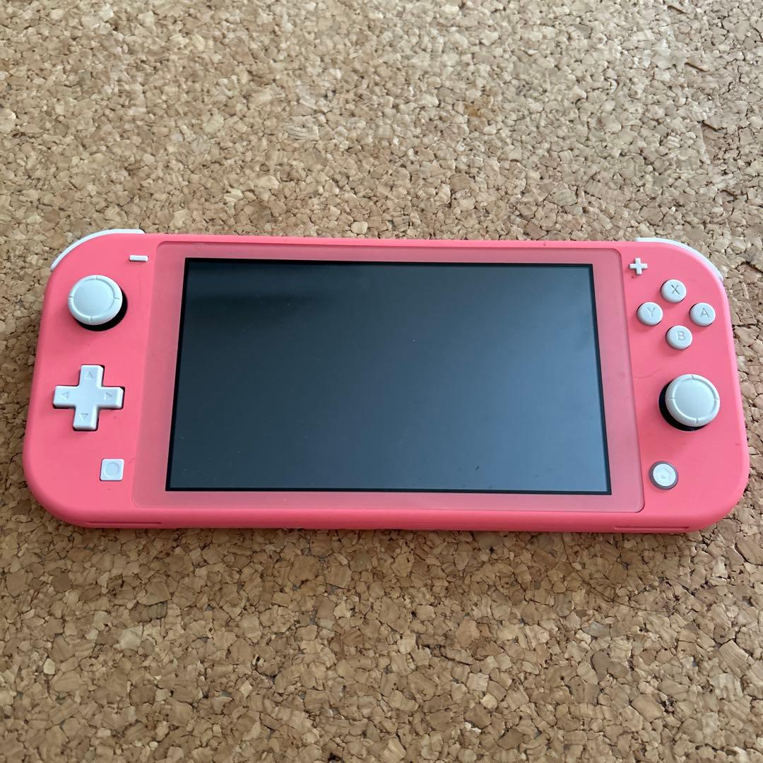 Nintendo Switch Lite 本体 充電器　持ち手付きクリアケース