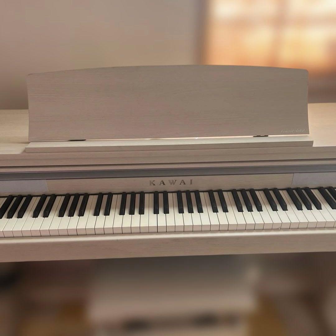 kawai 電子ピアノ　CA17A プレミアムホワイト　椅子付き
