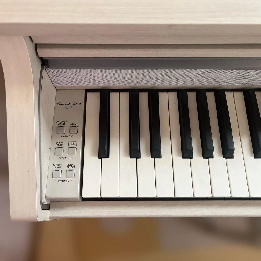 kawai 電子ピアノ　CA17A プレミアムホワイト　椅子付き