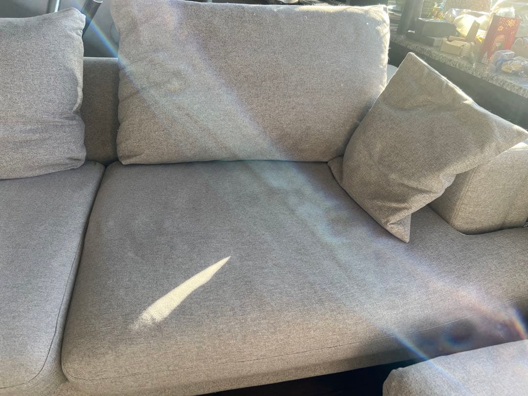 【マイキー】ARMONIA CIELO三人掛けソファ　オッドマン