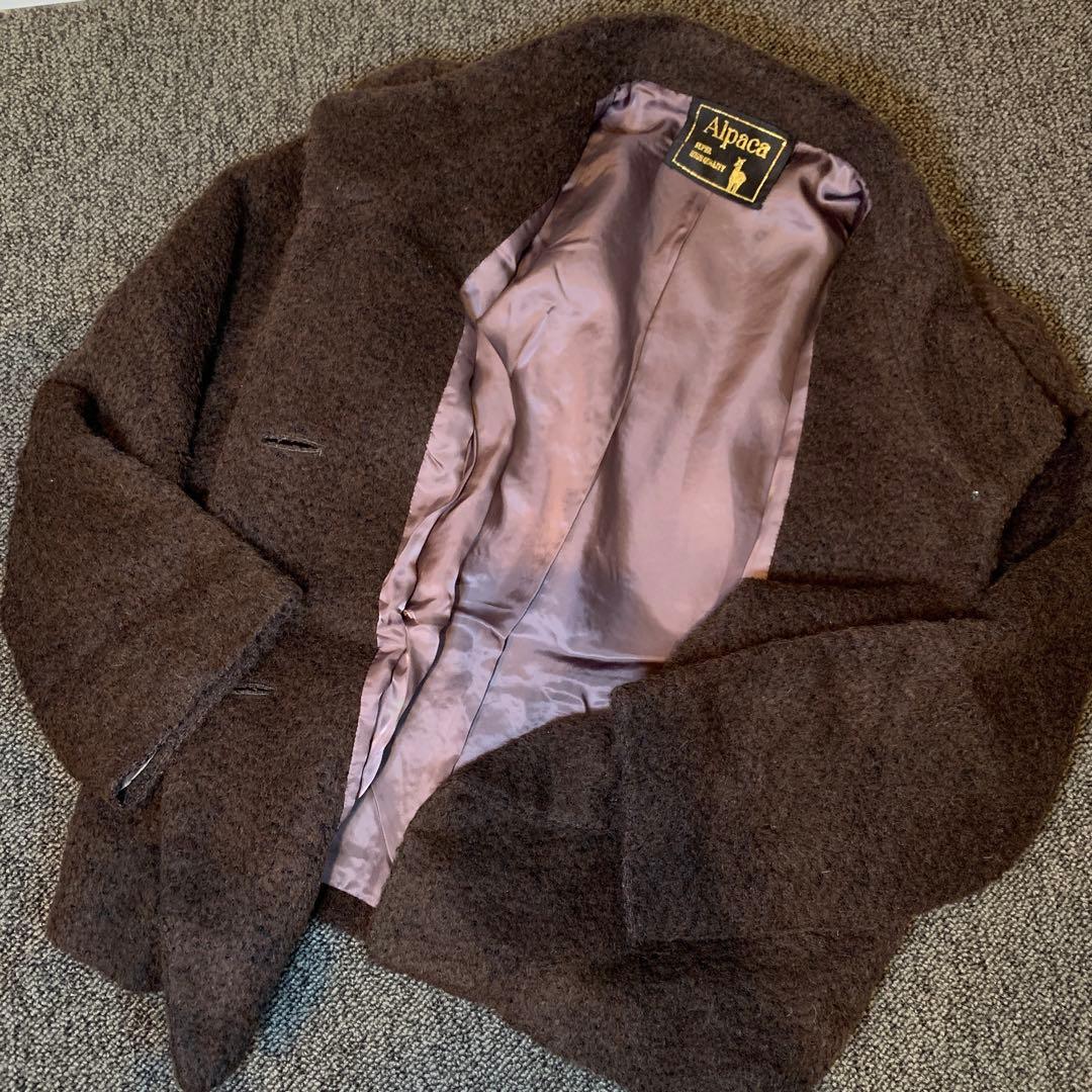 ALPACA ベビーアルパカ100%使用の素敵なジャケット　ヴィンテージ