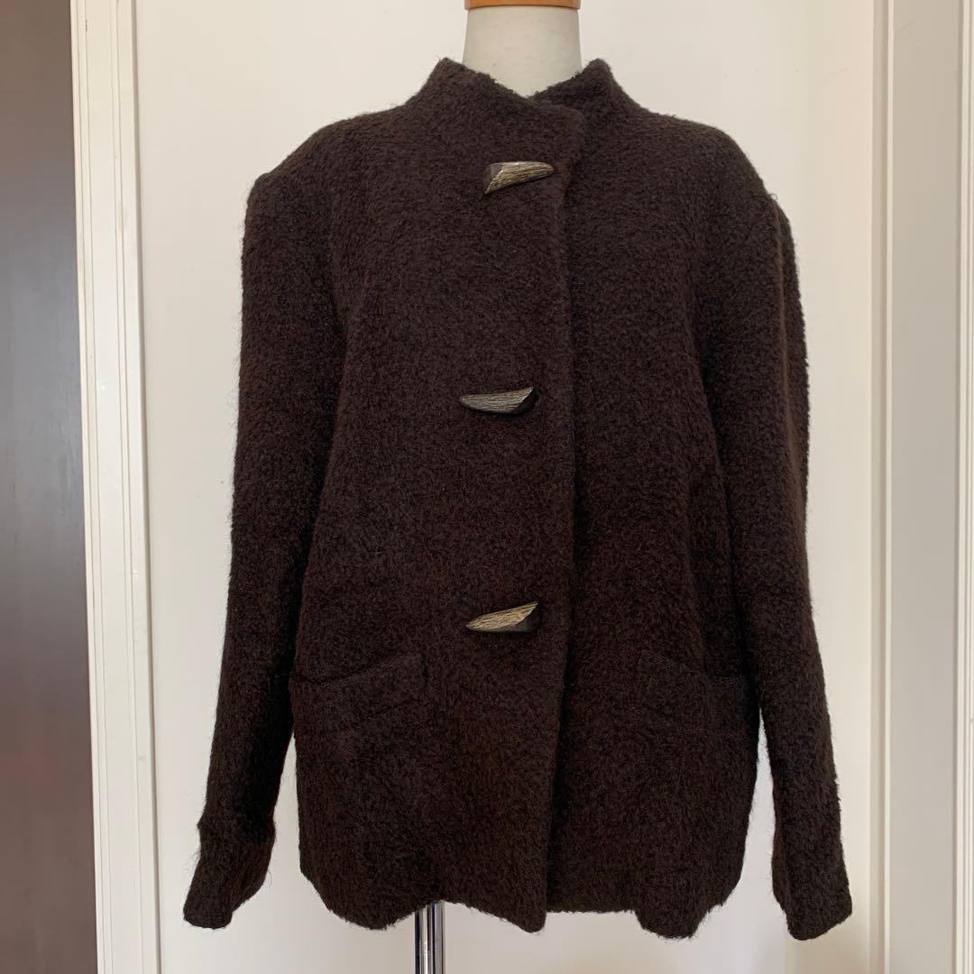 ALPACA ベビーアルパカ100%使用の素敵なジャケット　ヴィンテージ