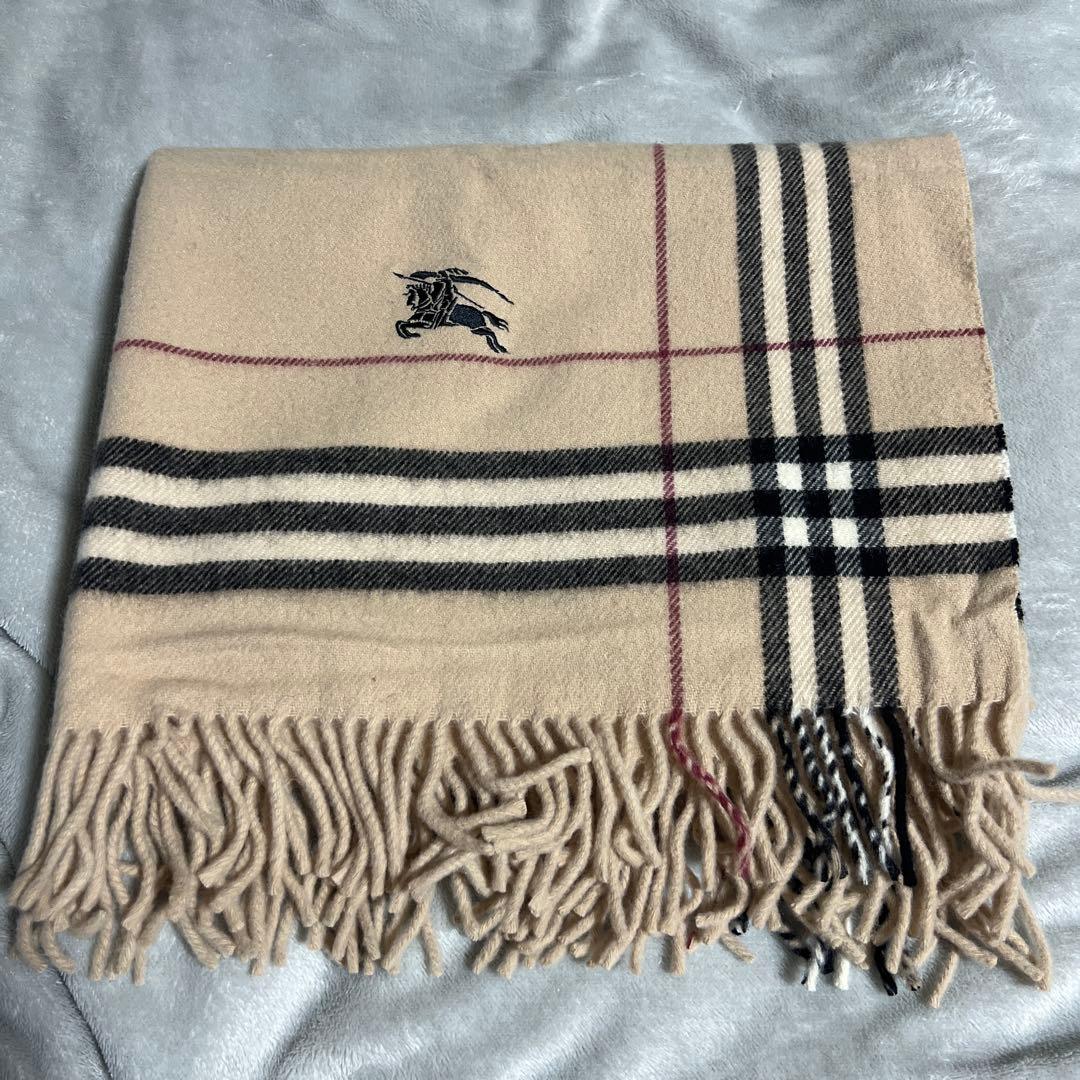 ま*る様 Burberry 大判　ストール　マフラー　ショール　チェック柄
