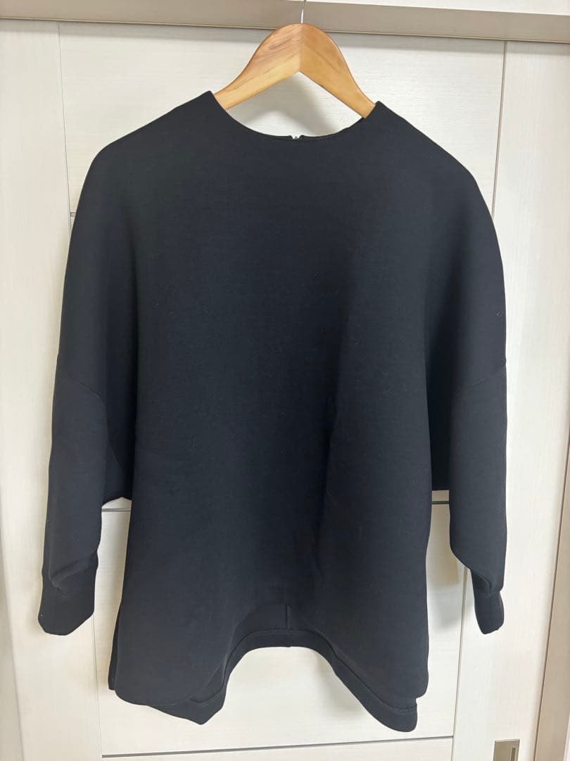 ウィムガゼット　ダンボールプルオーバー　ブラック