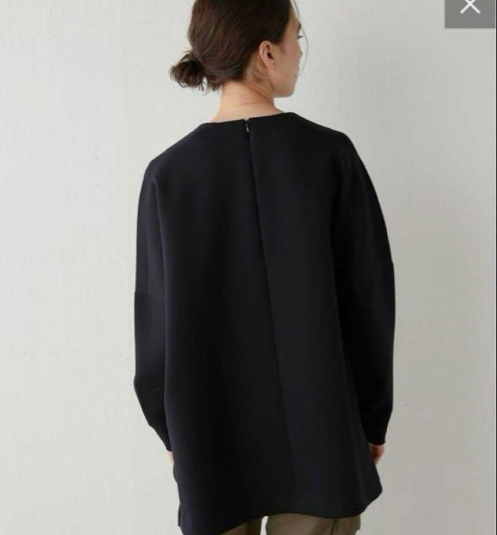 ウィムガゼット　ダンボールプルオーバー　ブラック