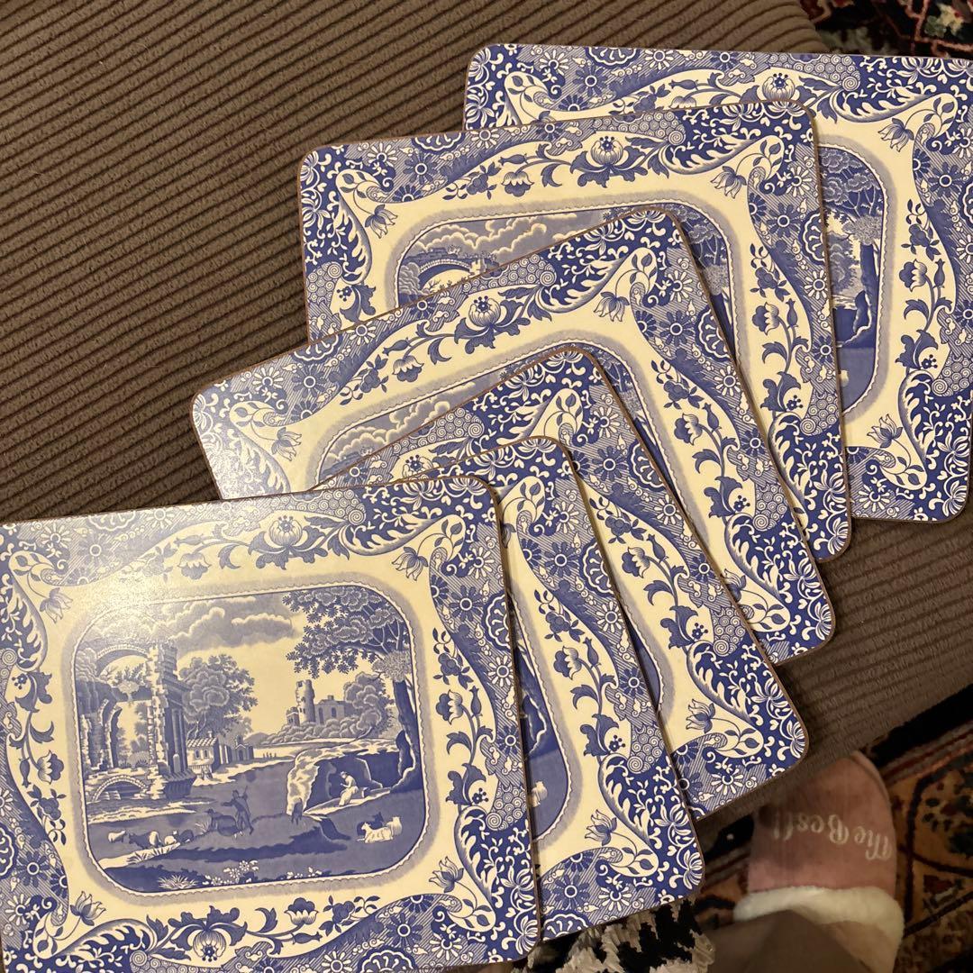 希少❗️英国Spode 社 ブルー・ルーム・コレクション ティープレート