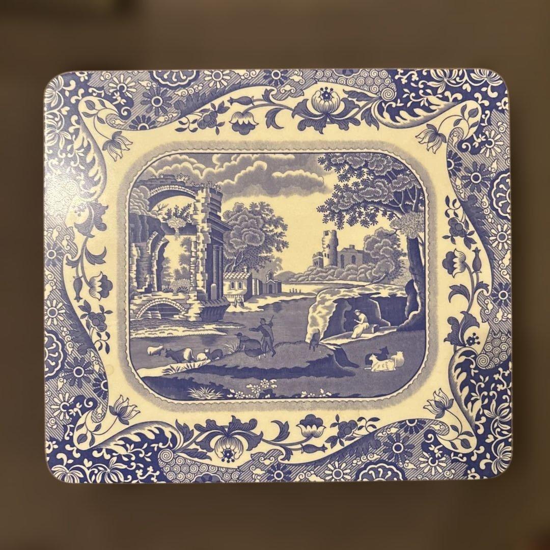 希少❗️英国Spode 社 ブルー・ルーム・コレクション ティープレート