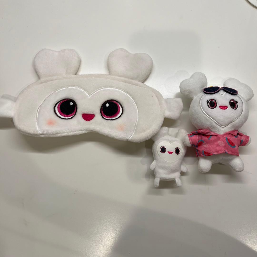 twice ダヒョン ダブリー アイマスク キーホルダー ミニダブリー