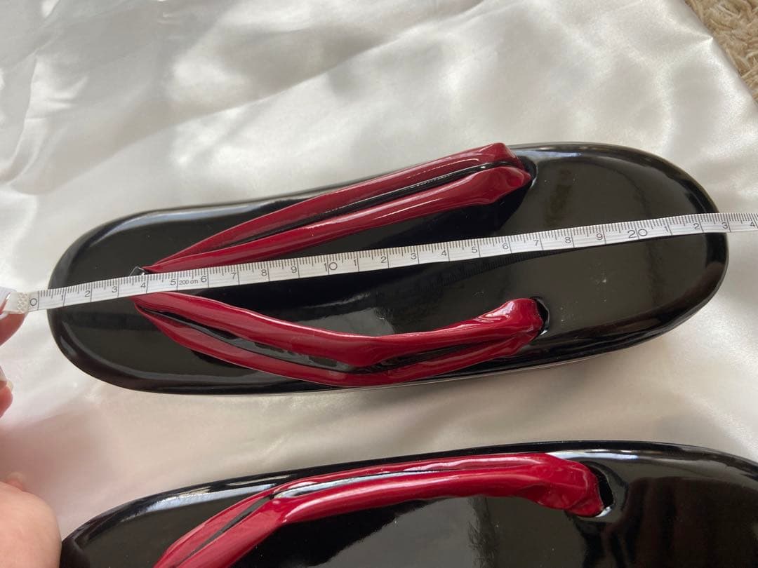 黒と赤の和装用バッグと草履セット【成人式小物セット⠀】✨週末セール