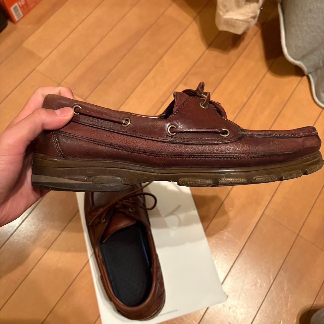 POLO ブラウン デッキシューズ　90s vintage