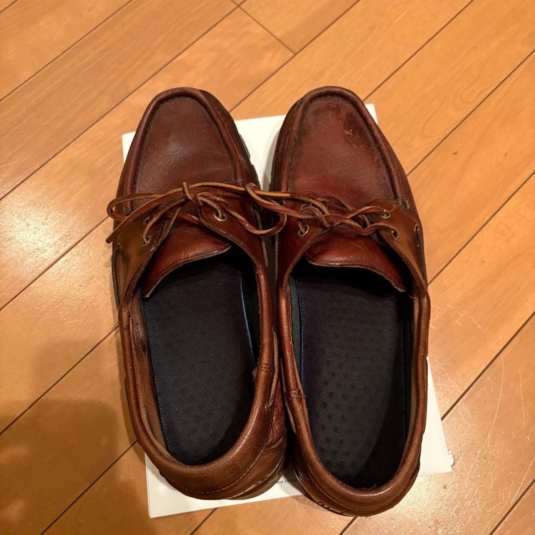 POLO ブラウン デッキシューズ　90s vintage