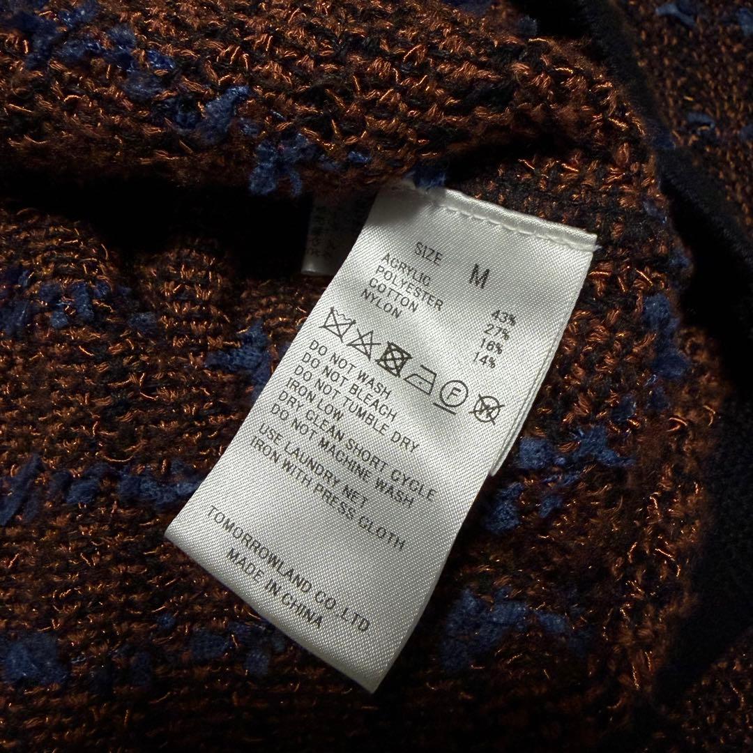 TOMORROWLAND ミックスツイード ダブル 4Bジャケット 24SS