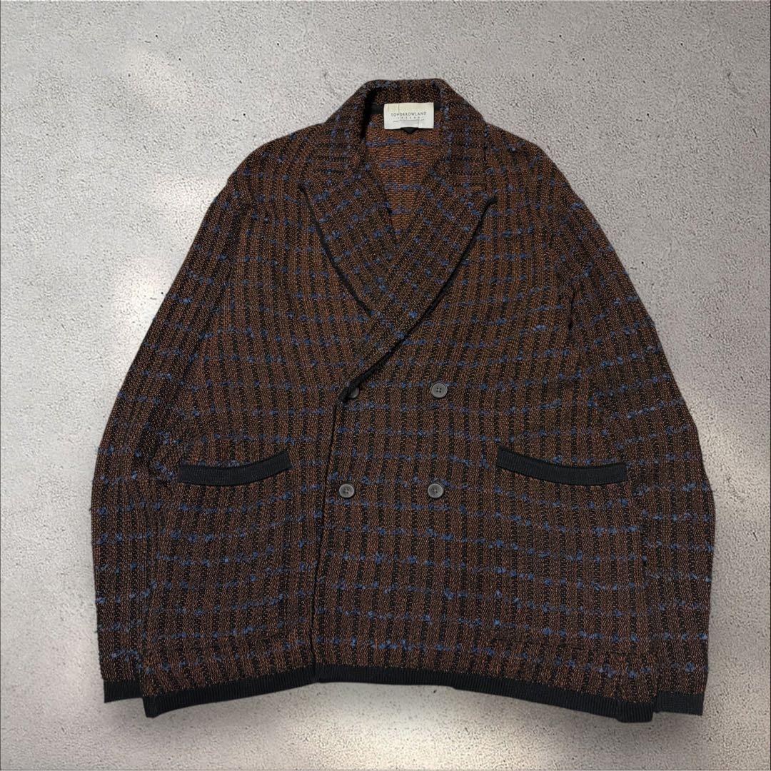 TOMORROWLAND ミックスツイード ダブル 4Bジャケット 24SS