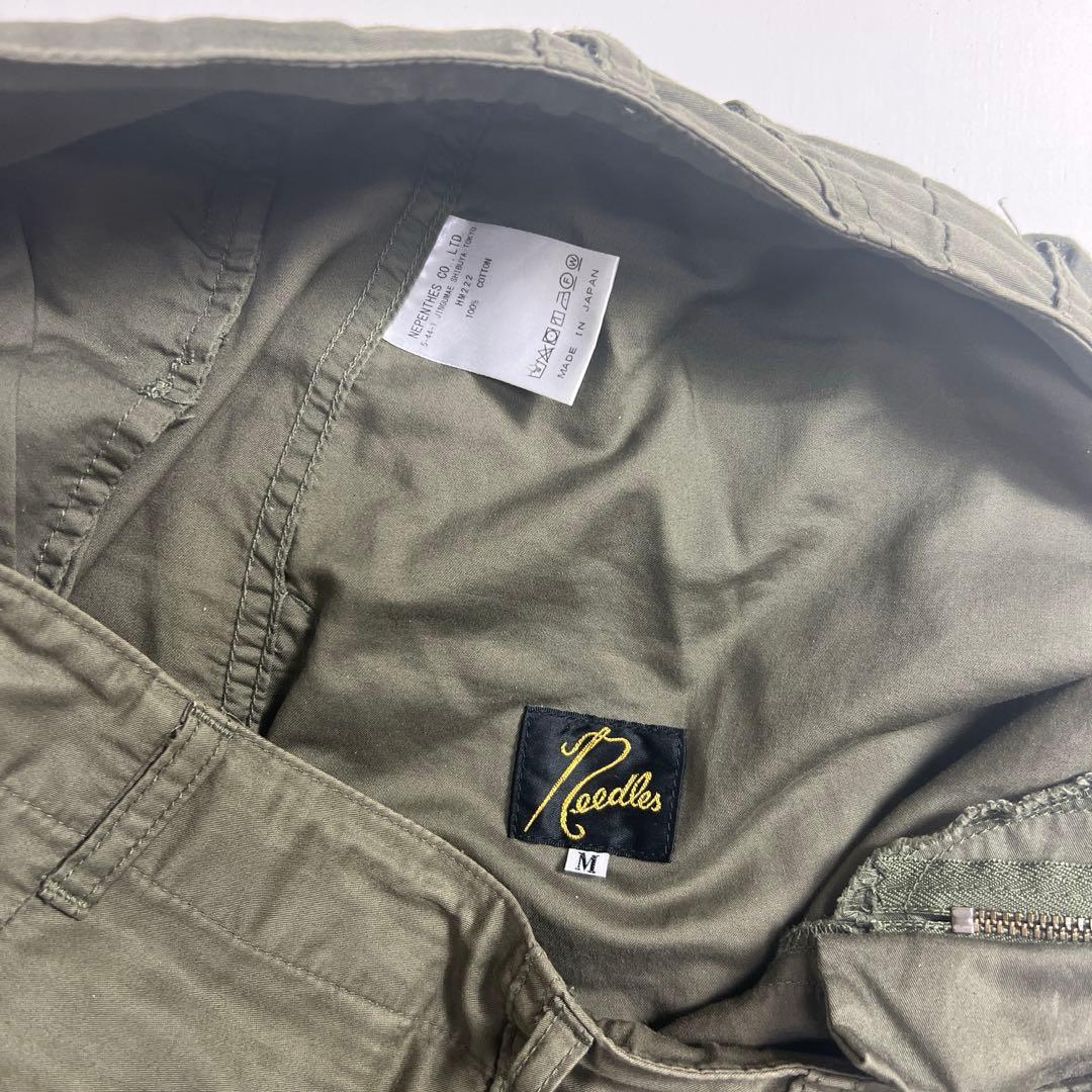 NEEDLES ニードルズ H.D. PANTS BDU ヒザデル オリーブ M