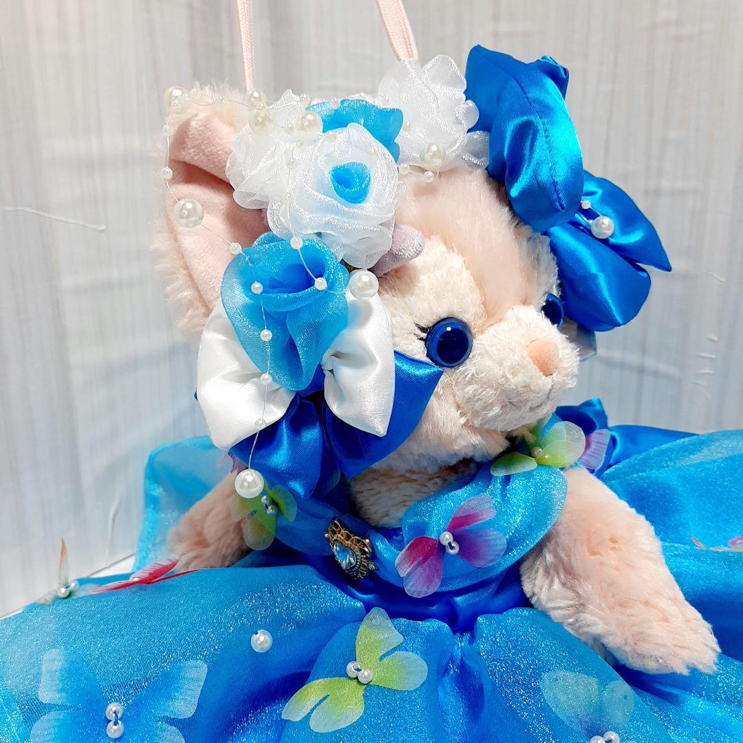 【メル】リーナベル コスチューム バタフライドレスと紫ドレスお靴セット