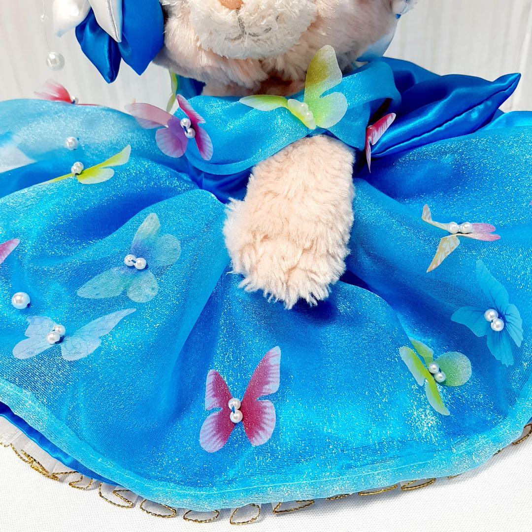 【メル】リーナベル コスチューム バタフライドレスと紫ドレスお靴セット