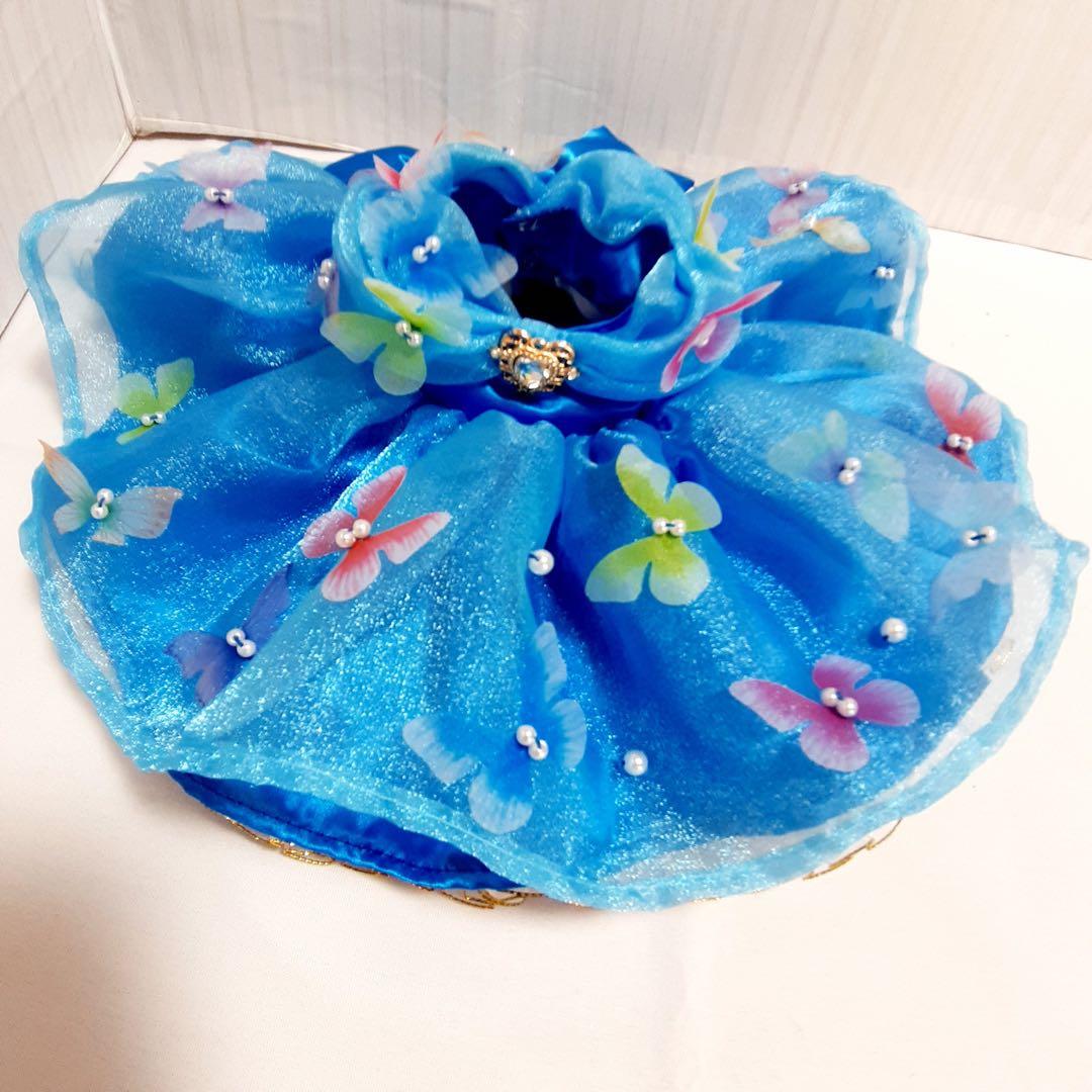 【メル】リーナベル コスチューム バタフライドレスと紫ドレスお靴セット