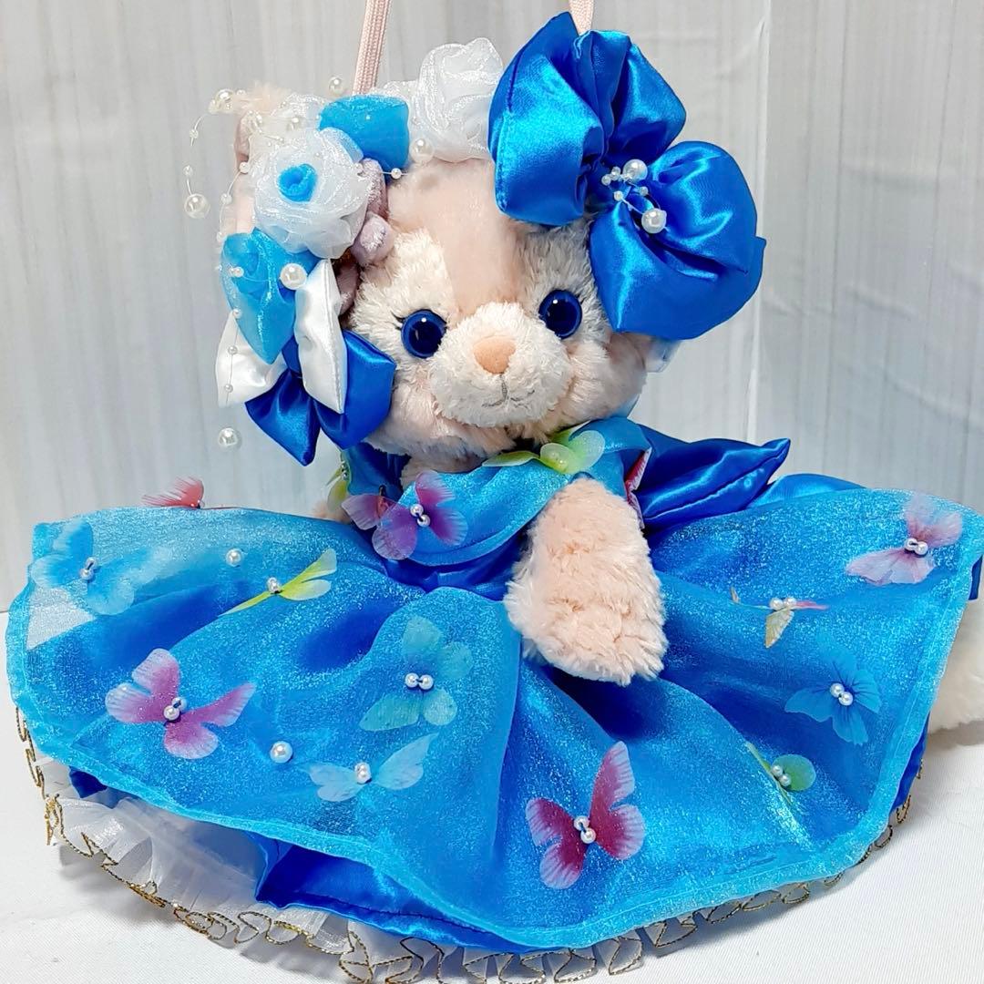 【メル】リーナベル コスチューム バタフライドレスと紫ドレスお靴セット