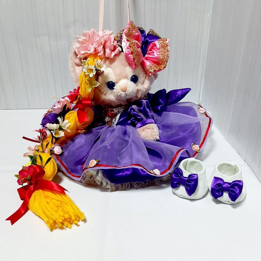 【メル】リーナベル コスチューム バタフライドレスと紫ドレスお靴セット