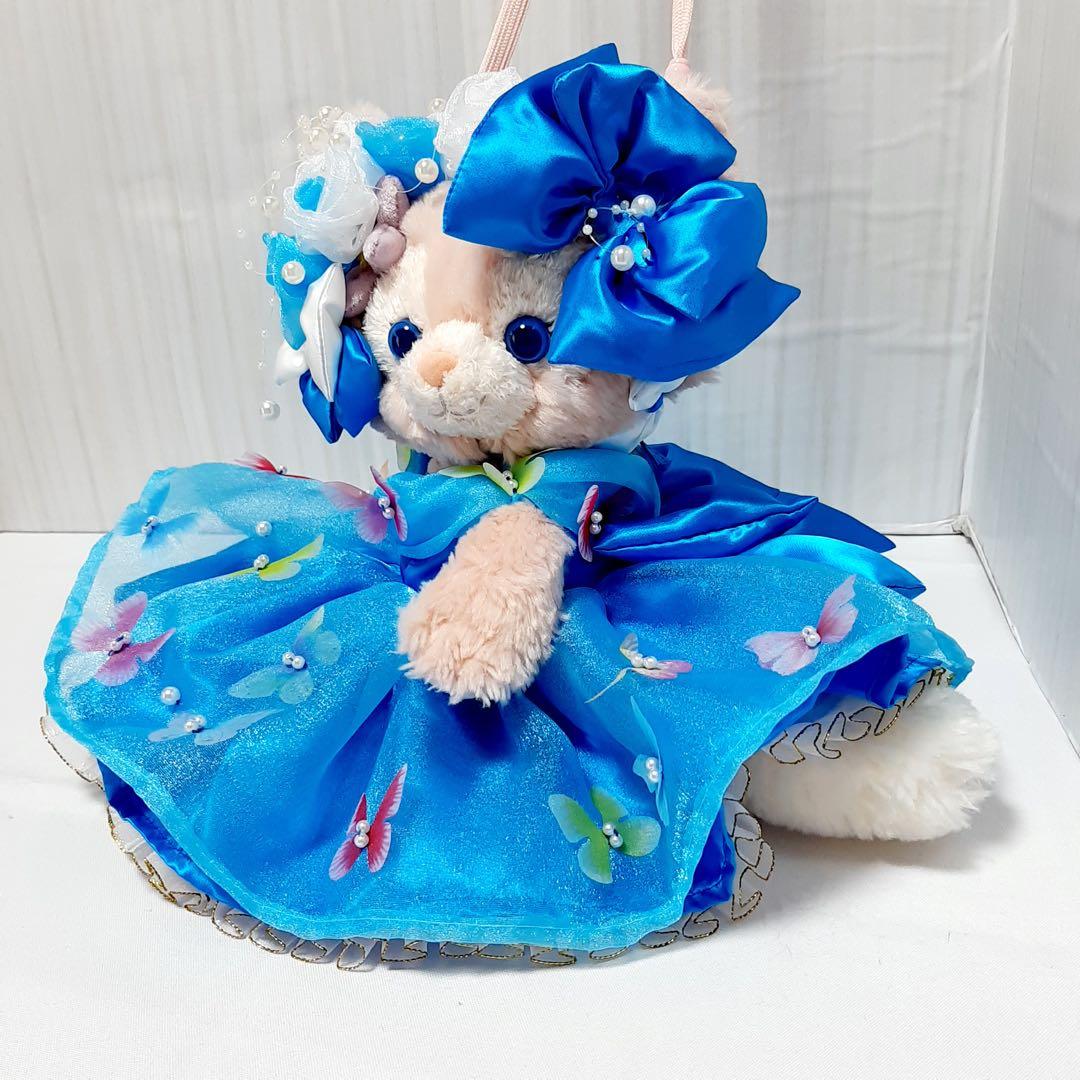 【メル】リーナベル コスチューム バタフライドレスと紫ドレスお靴セット