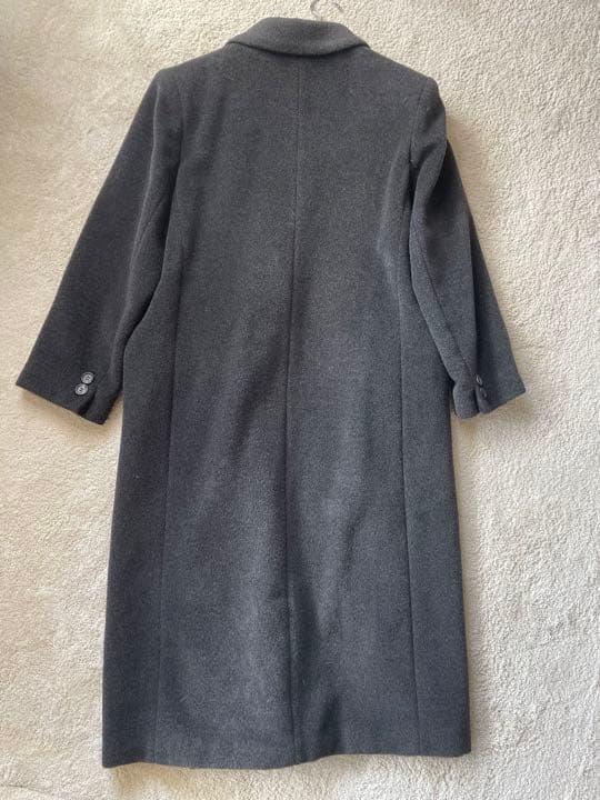 maxmara チェスターコート　チャコールグレー