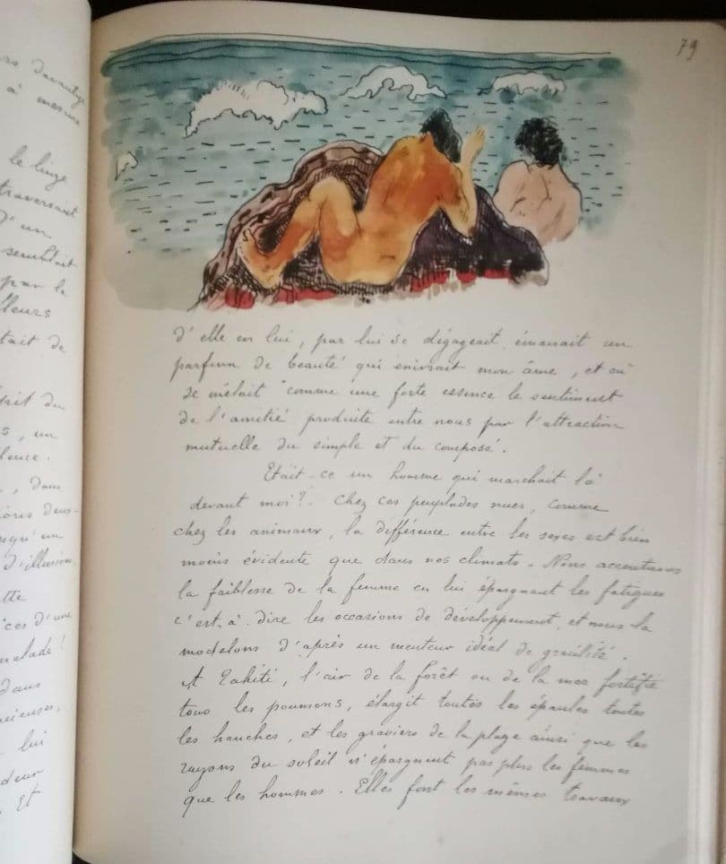 NOANOA VOYAGE DE TAHITI　ゴーギャン　ノアノア　タヒチの旅