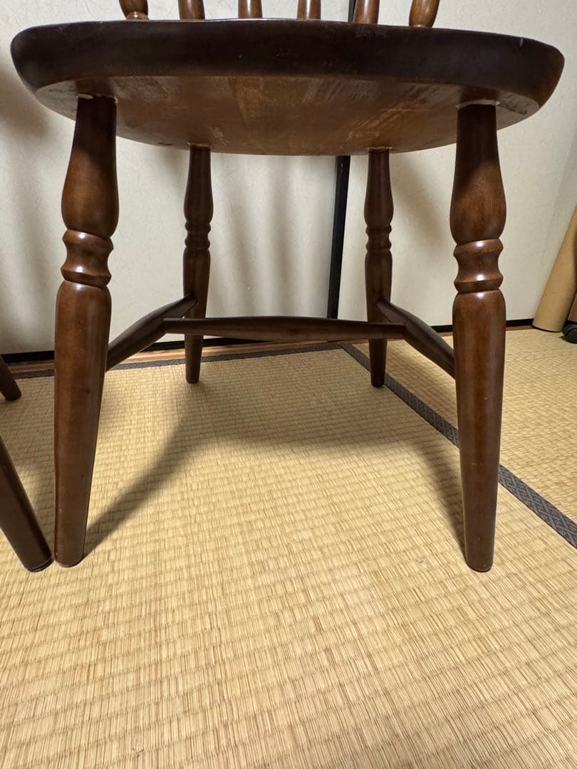 ダイニングチェア ウィンザーチェア 2脚セット マレーシア