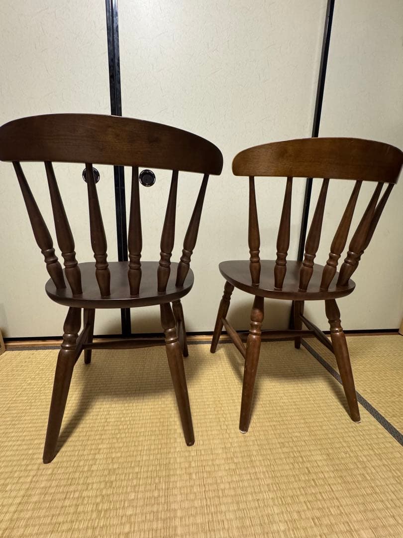 ダイニングチェア ウィンザーチェア 2脚セット マレーシア