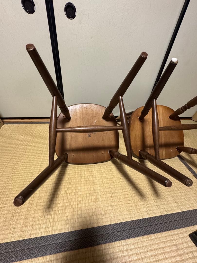 ダイニングチェア ウィンザーチェア 2脚セット マレーシア