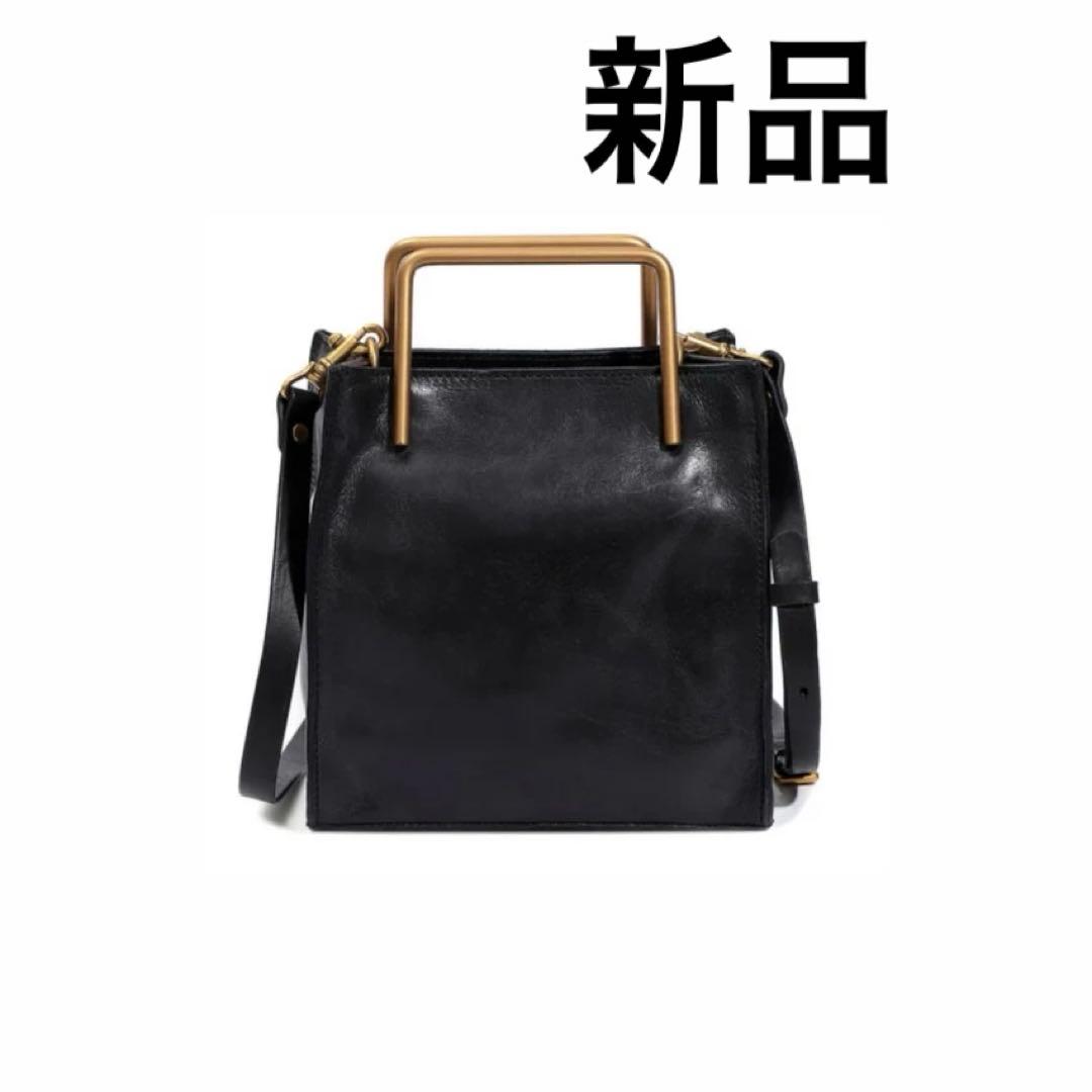 【新品】EMMA AURA | BLACK GOLD HANDLE BAG