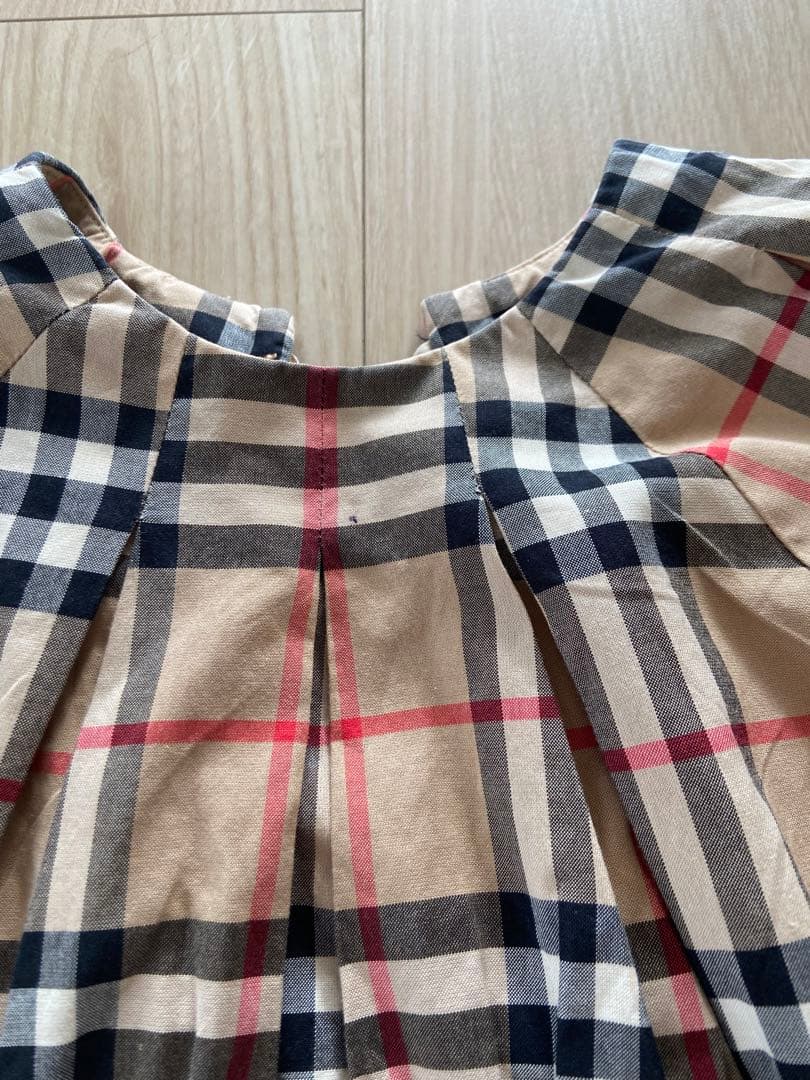 ⭐︎BURBERRY 半袖 チェック柄 ワンピース 98cm⭐︎