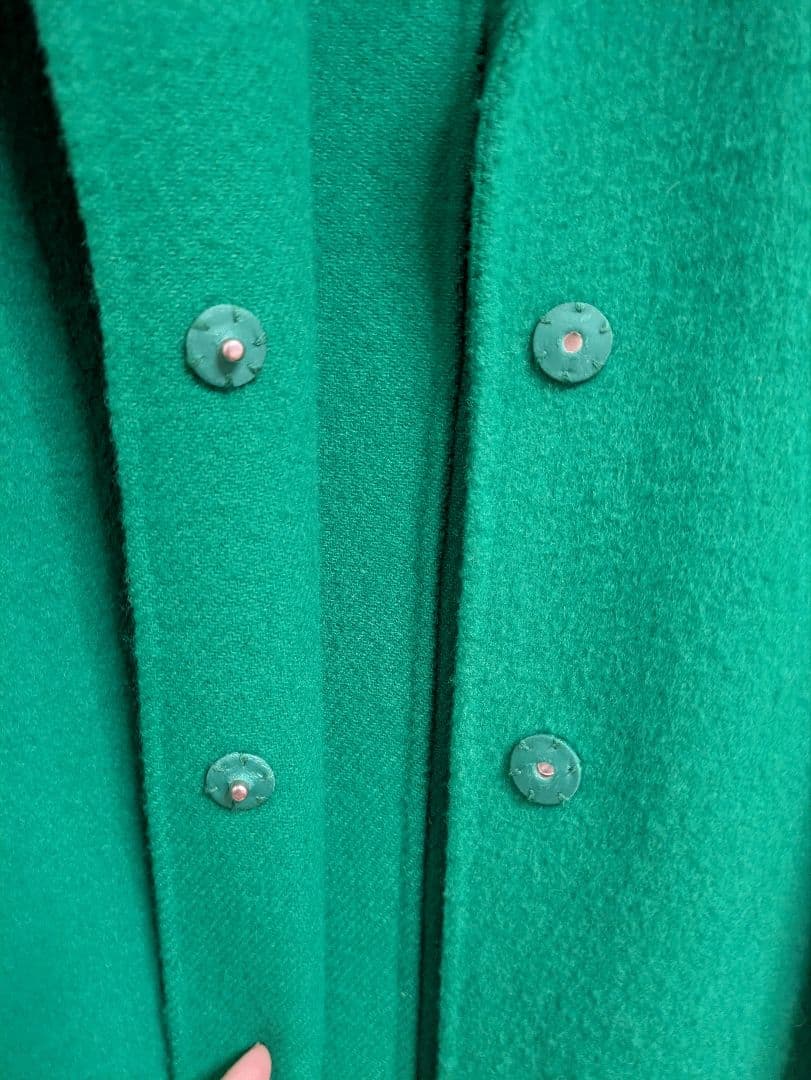 まりん様グリーン チェスターコート フリーサイズ