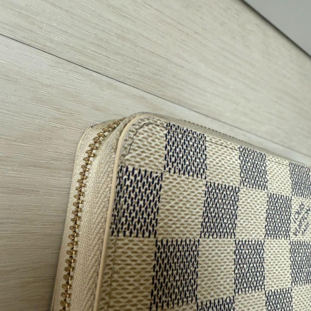 Louis Vuitton ダミエアズール pvc ジッピーパース