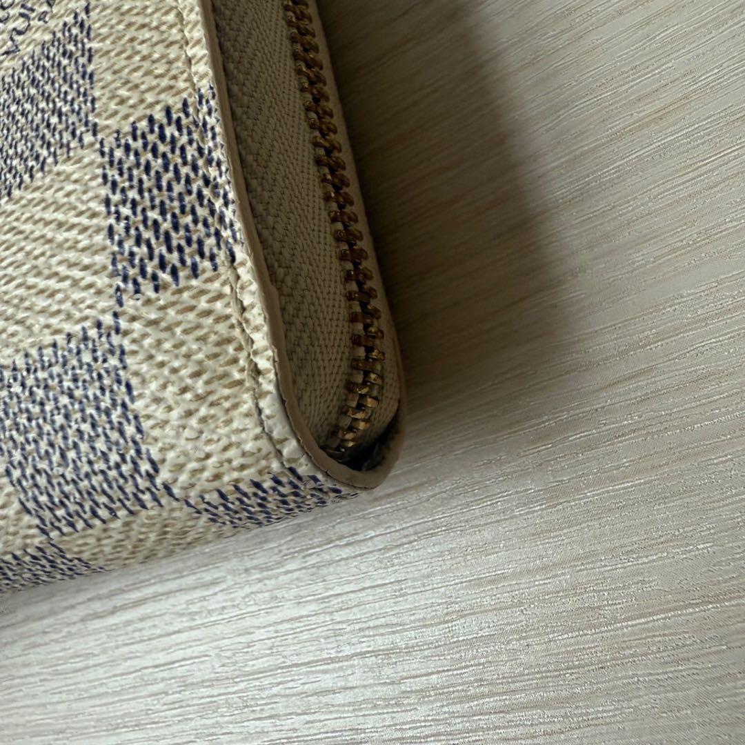 Louis Vuitton ダミエアズール pvc ジッピーパース