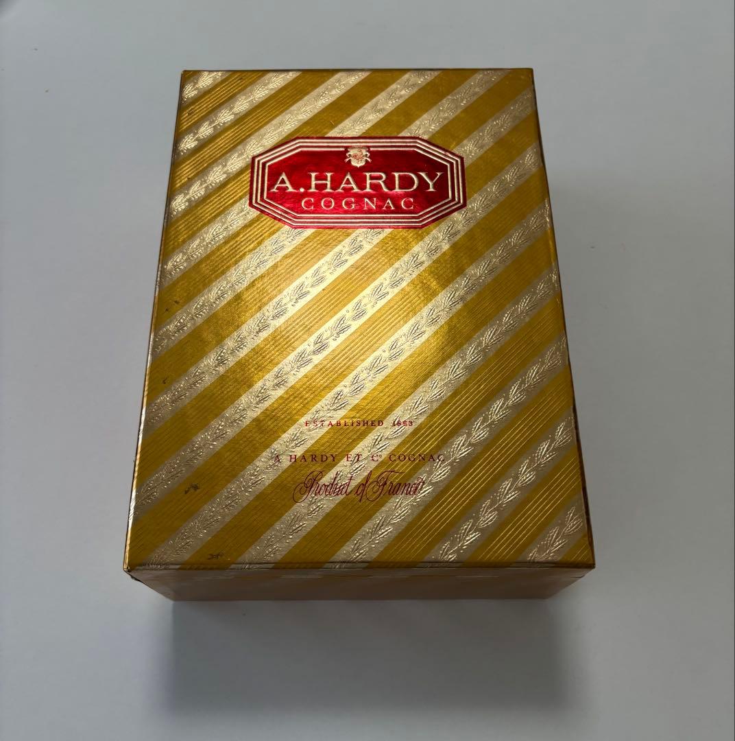 古酒　A.HARDY COGNAC ニワトリ 金陶器 750ml 40% 箱入